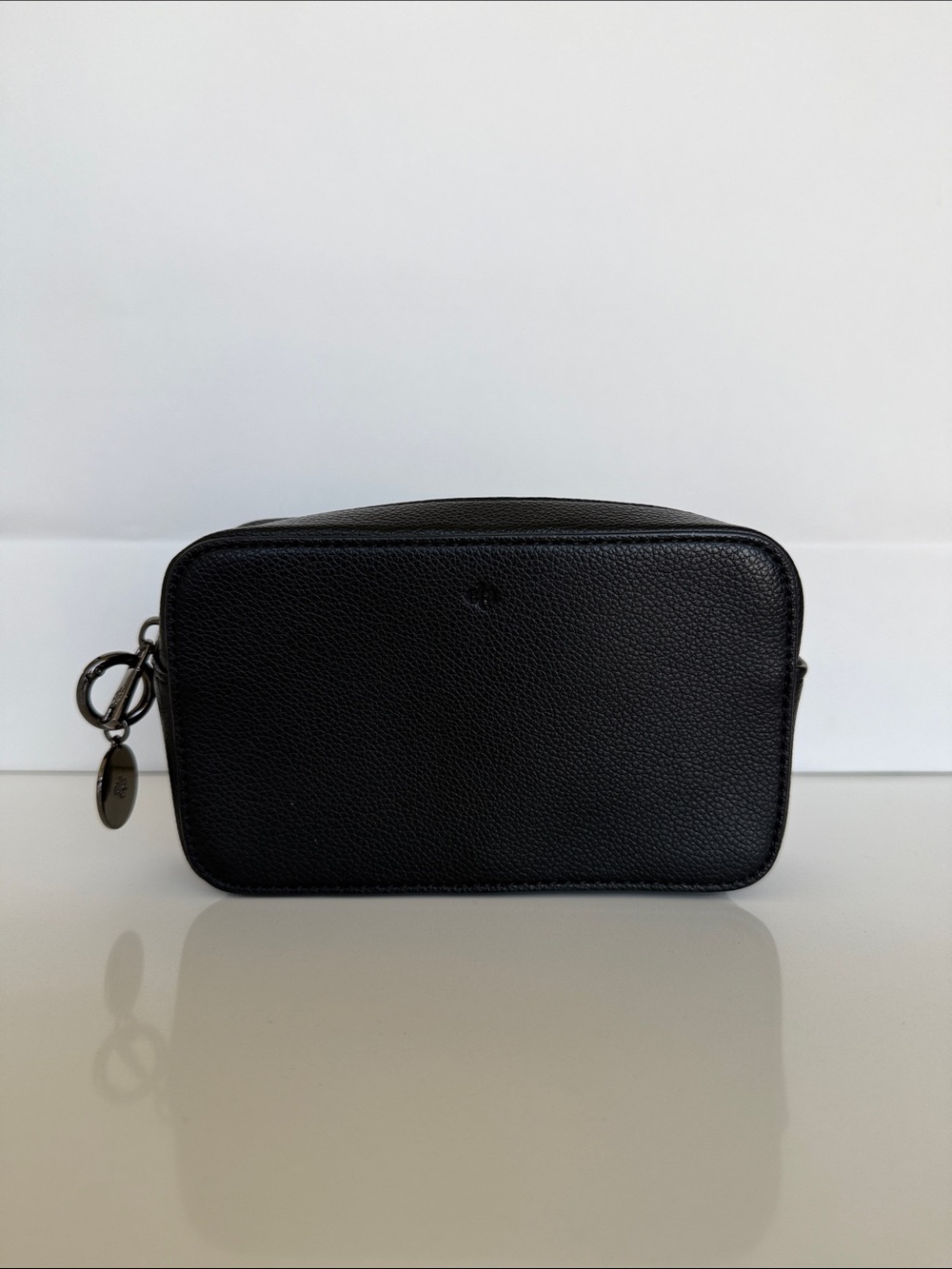ELA Handbags - Micro Belt Bag - Black Pebble